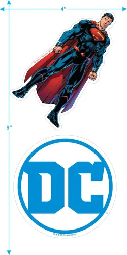Miniatura 4 de Popfunk Camiseta y pegatinas con logotipo de Superman