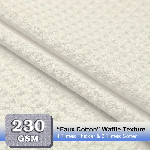 Miniatura 3 de OVZME Juego de cortina de ducha de tela para cabina - 36x72, tejido de gofre 230GSM, cortinas de ducha pequeñas para cabina estrecha, cortina