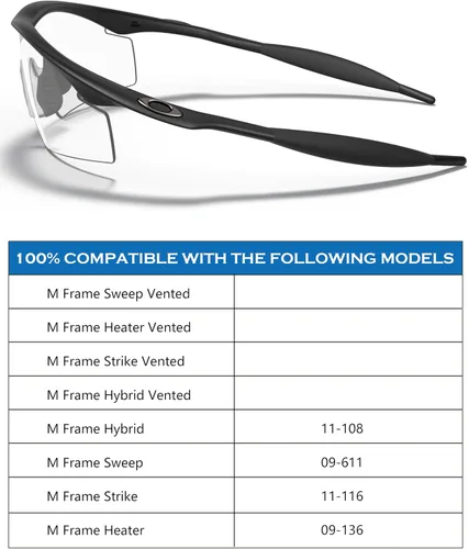 Miniatura 3 de Almohadillas nasales de repuesto para gafas de sol Oakley M Frame Series - Opciones