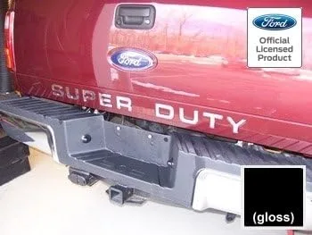 Miniatura 11 de 2008-2016 Insertos de letras para portón trasero (calcomanías delgadas) de reemplazo para Ford F250 F350 F450 Super Duty (2008-2016) Bandera