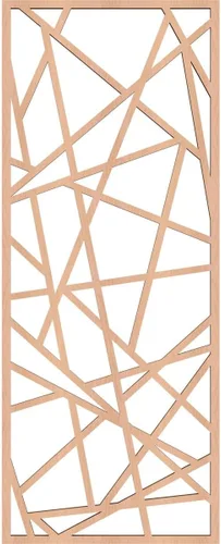 Miniatura 2 de Conway Paneles de pared decorativos de madera con calado, 9 3/8 pulgadas de ancho x 24 3/8 pulgadas de alto x 1/4 de alto, aliso