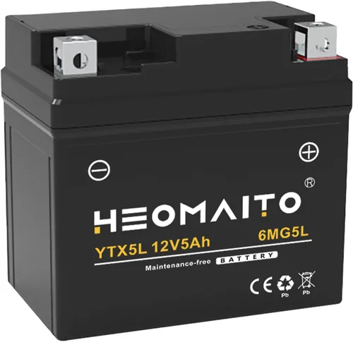 Miniatura 17 de Batería de plomo-ácido YTX4L-BS, 12V 4Ah, 140 CCA, 6MF4L sin mantenimiento, para batería de motocicleta AGM, motocicletas 50–100 CC, ATV 50–90 CC