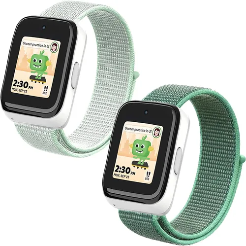 Miniatura 10 de Correas de nailon NewJourney compatibles con el reloj SyncUP para niños 2/1, correa de reemplazo transpirable con gancho y bucle para niños y niñas