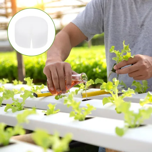 Miniatura 6 de M METERXITY Paquete de 50 esponjas hidropónicas, esponjas cilíndricas de medio de cultivo de 1.97 pulgadas para plantar herramientas de Blanco