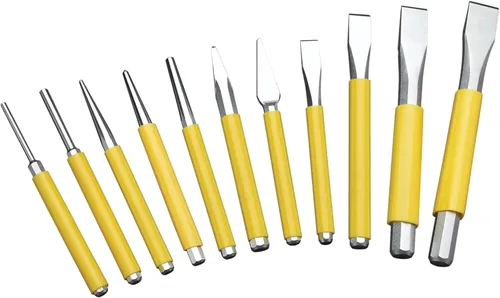 Performance Tool W751 - Juego de cinceles y punzones de 12 piezas