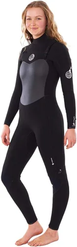 Rip Curl Flashbomb - Traje de neopreno con cremallera en el pecho (3/2 GB, color negro, 4)