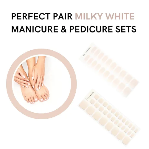 Miniatura 6 de Tiras de uñas de gel semicuradas para pedicura, envolturas, pegatinas UV