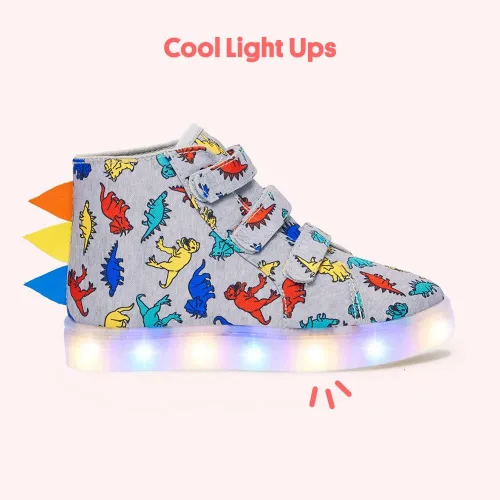 Miniatura 3 de FabKids Unisex High Top Sneaker - (Toddler, Little Kid, Big Kid)