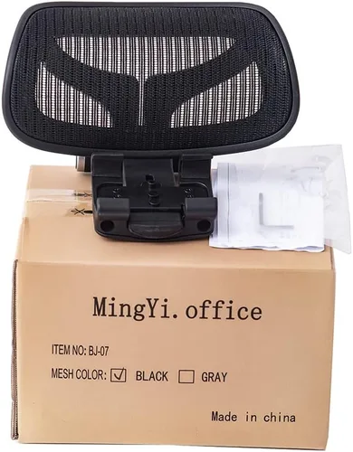Miniatura 5 de MingYi.office Nuevo reposacabezas para silla de oficina Herman Miller Classic y Remastered Aeron solo reposacabezas negro/grafito, silla no incluida