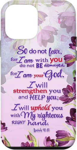Miniatura 16 de So Do Not Fear for I 'm with You Isaías 41:10 - Funda cristiana para iPhone 17