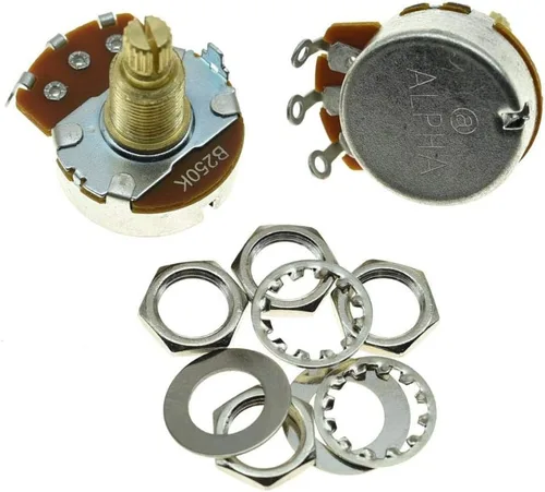 Miniatura 4 de Paquete de 2 botes de bajo para guitarra alfa de tamaño completo.