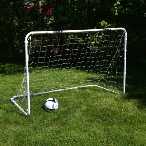 Miniatura 15 de Franklin Sports Porterías de fútbol de competición – Porterías de fútbol de acero portátiles para patio trasero – Portería de fútbol para adultos +