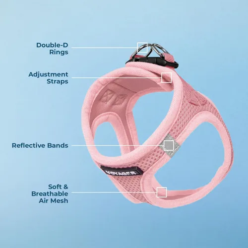 Miniatura 4 de Best Pet Supplies Voyager Step-In - Arnés de malla para perros, apto para todo tipo de clima, arnés tipo chaleco fácil de poner, para perros Arnés