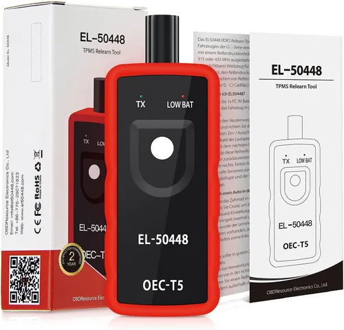 Miniatura 7 de JDIAG EL-50448 Herramienta de restablecimiento TPMS para el sistema de monitoreo de presión de neumáticos automático de GM, sensor de activación