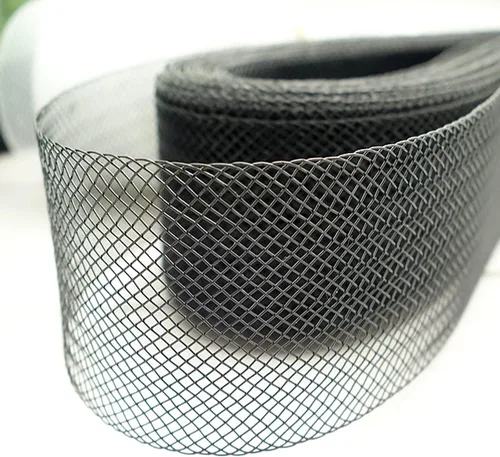 Miniatura 11 de Trenza rígida de crin de caballo de 1 pulgada y 50 yardas para costura de poliéster, vestido de boda, falda de baile, accesorios de corte