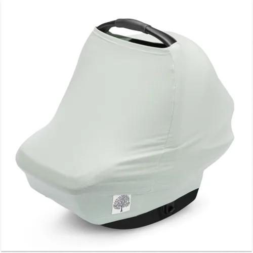 Miniatura 23 de Parker Baby - Funda de asiento de automóvil 4 en 1 para niños, toldo elástico para asiento de automóvil, funda de lactancia, funda para carrito