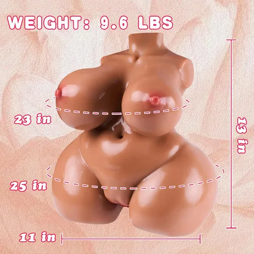 Miniatura 2 de Muñeca sexual para adultos BBW de 9.6 libras, masturbador masculino, muñeca de amor femenina 3 en 1, muñecas sexuales realistas 3D con pechos