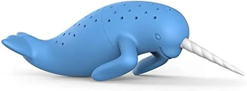 Miniatura 6 de Genuine Fred, MANATEA, infusor de té de silicona reutilizable Manatee, azul, regalo divertido para los amantes del té, artilugio de cocina