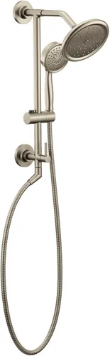 Miniatura 3 de Moen Annex Barra Deslizante de Ducha y Sistema de Manguera de Ducha de Níquel Cepillado, Válvula Requerida, TS3661NHBN cepillado níquel
