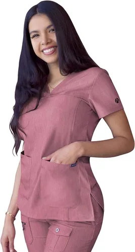 Miniatura 2 de Adar Pro - Ropa quirúrgica para mujer, camisa con cuello en V