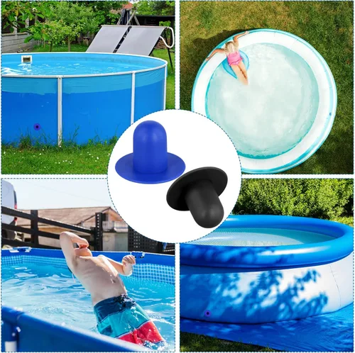 Miniatura 7 de XIHIRCD 2 tapones de piscina para piscina sobre el suelo, filtro de bomba de filtro tapón de orificio de pared de piscina, repuesto compatible