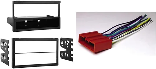 Miniatura 3 de Metra 99-7505 - Kit múltiple de instalación DIN individual o doble para vehículos Mazda 1994-2006, color negro