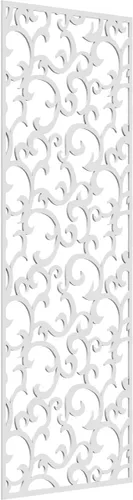 Miniatura 28 de Wheatland Paneles de pared decorativos de madera con calado, 9 3/8 pulgadas de ancho x 24 3/8 pulgadas de alto x 1/4 de alto, nogal