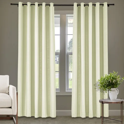 Miniatura 62 de Frelement Cortinas de lino de lino de bronce con ojales para interiores, tratamiento de ventanas para sala de estar, dormitorio, habitación