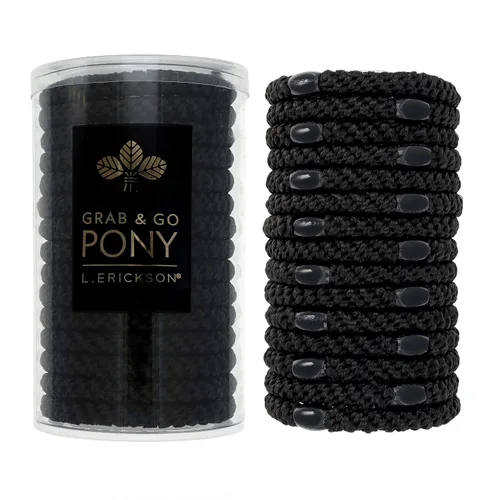Miniatura 13 de Coleteros dorados para cabello grueso, sujetadores de cola de caballo para llevar, paquete de 8, beige metálico, bandas gruesas sin arrugas
