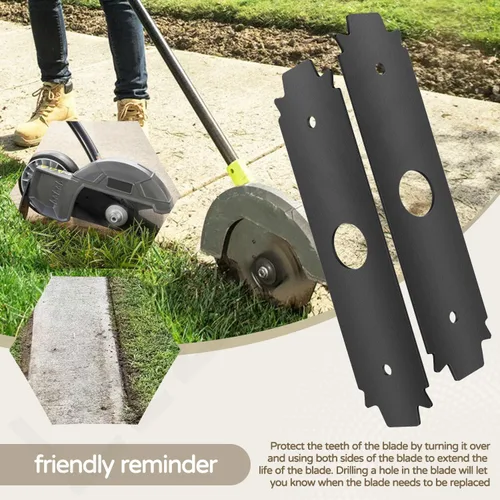 Miniatura 7 de AC04215 - Paquete de 2 cuchillas reversibles de acero endurecido de 8 pulgadas Expandible, compatible con Ryobi UT50500, UT15518, RY15518, RYEDG11