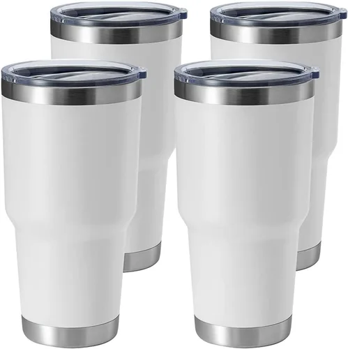 Miniatura 43 de Hasle Outfitters - Vaso de acero inoxidable de 30 onzas, taza de viaje con aislamiento al vacío de doble pared, taza de café aislada duradera, juego