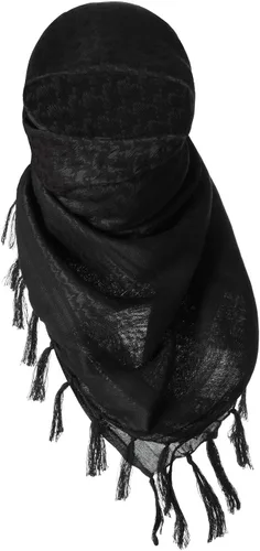 Miniatura 2 de ChinFun - Bufanda 100% algodón, pañuelo tipo pashmina de estilo árabe