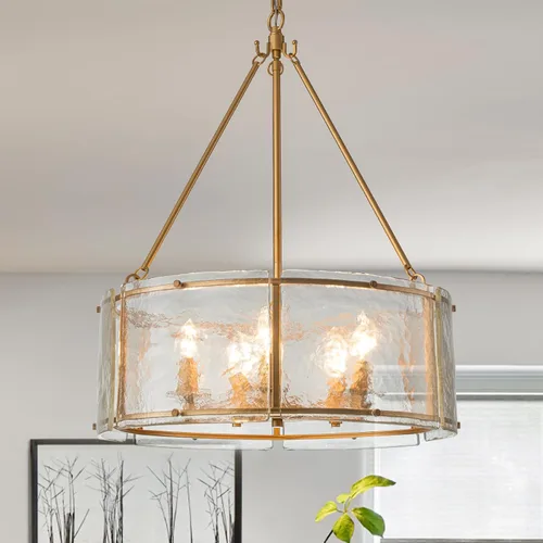 Miniatura 9 de Lámparas colgantes negras de 11.8 pulgadas, 3 lámparas de cristal de tambor pequeño para mesa con cadena, lámpara para vestíbulo, isla de cocina