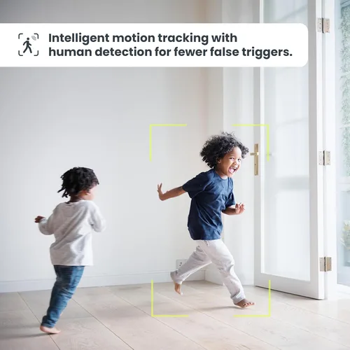 Miniatura 5 de Feit Electric Foco de cámara de seguridad inteligente, resolución QHD 2K, audio de 2 vías, seguimiento humano, panorámica de 350°