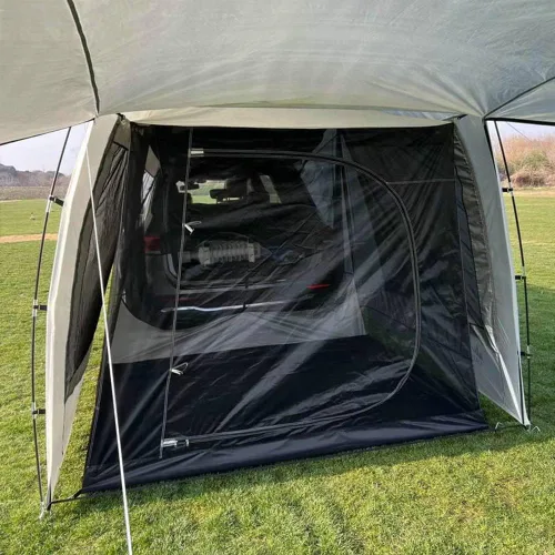Miniatura 2 de Tienda de campaña versátil para automóvil, SUV, puerta trasera, tienda de campaña con mosquitera para acampar (15.9 x 7.9 x 6.4 pies)