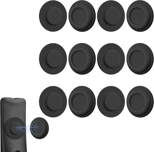Miniatura 8 de Paquete de 6 soportes magnéticos para control remoto – Soporte de pared magnético de silicona mejorado para TV, ventilador y aire acondicionado
