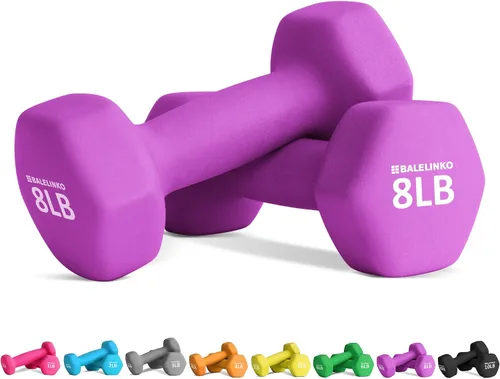 Miniatura 49 de Balelinko Equipo de Gimnasio en Casa, Entrenamiento de Fuerza, Pérdida de Peso, Pesos para Pilates, Yoga, Pesos para Mujeres, Hombres, Personas