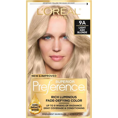 Miniatura 62 de L'Oreal Paris Superior Preference - Tinte permanente luminoso que desafía la decoloración, tinte para el cabello hasta 9 semanas de resplandor, 5C