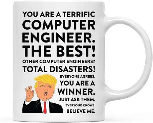 Miniatura 16 de Andaz Press Funny President Donald Trump - Taza de café de 11 onzas, excelente instructor aeróbico, paquete de 1, taza de cerámica para beber