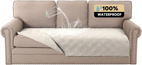 Miniatura 20 de PrinceDeco - Funda para sofá reclinable 100% impermeable, funda para sofá para sala, protector de muebles resistente al agua con correas elásticas
