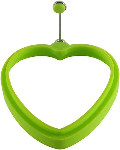 Miniatura 12 de SEIWEI Molde de huevo frito Anillos de cocina de huevo antiadherente DIY Pancake Hornear Herramienta de cocina Forma de corazón Rojo