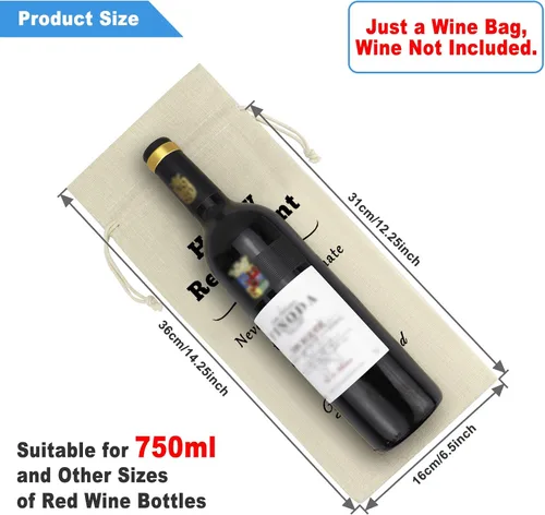 Miniatura 2 de Regalos de despedida de jubilación, bolsa de vino, regalos de jubilación inspiradores para profesores, compañeros de trabajo, amigos, colegas
