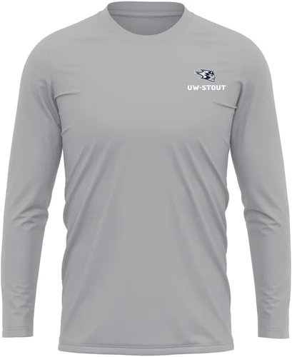 Miniatura 12 de Camisa deportiva de manga larga oficial de la NCAA Collegiate para hombre, con logotipo en el pecho izquierdo, colección Athletic Heather