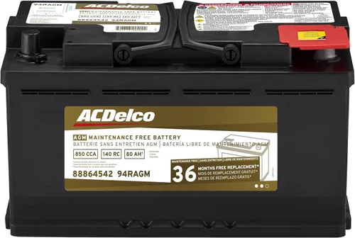 Batería 94R del grupo BCI, profesional AGM para automóvil ACDelco 94RAGM.