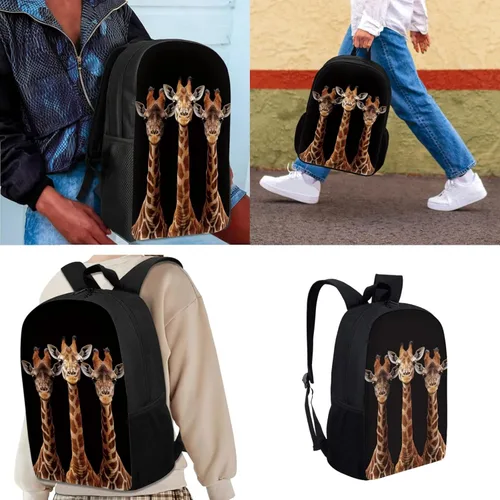 Miniatura 65 de HUGS IDEA Juego de 3 bolsas escolares con aislamiento térmico para el almuerzo, estuche para lápices