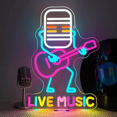 Miniatura 16 de Letrero de neón con letras de luces de neón, letrero de luz de neón, letrero de barra de neón, letrero iluminado para barra de cerveza, estudio