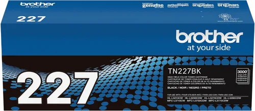 Miniatura 7 de Brother Genuino TN227, TN227BK, Cartucho de Tóner de Alto Rendimiento, Tóner Negro de Repuesto, Rendimiento de Página de Hasta 3,000 Páginas