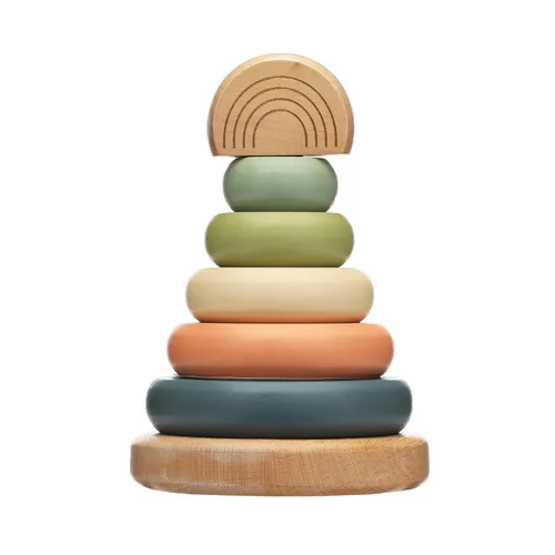 Miniatura 10 de Pearhead Juego de comida de madera para jugar, juguete de cocina de 21 piezas, para cortar frutas y verduras, certificado FSC, mercado