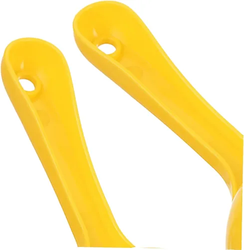 Miniatura 8 de Hemoton 2 piezas de plástico de paleta de arroz para servicio de alimentos, pala de arroz semicircular, pala de arroz antiadherente, espátula
