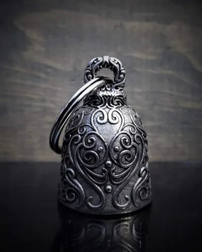 Miniatura 3 de Bravo Bells - Accesorio de Campana Ángel de Motociclista o Llavero para la Suerte - Fabricado en los Estados Unidos